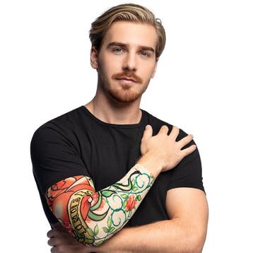 Tattoo Sleeve True Love, Hobby en Vrije tijd, Feestartikelen, Verzenden, Nieuw, Feestartikel