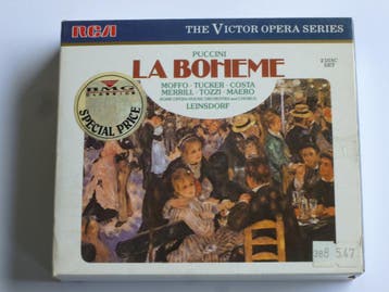 Puccini - La Boheme / anna moffo, erich leinsdorf (2 CD), Ophalen of Verzenden, Zo goed als nieuw