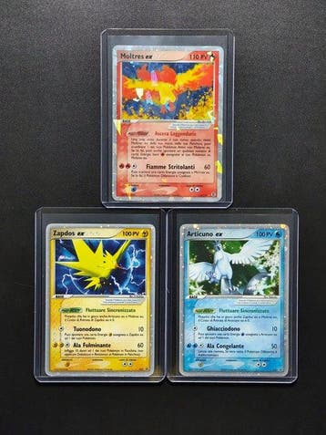 Pokémon - 3 Card - Articuno Cosmo holo - Moltres Cosmo Holo, Nieuw