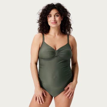Noppies Zwangerschapsbadpak Saint Tropez Olive, Verzenden, Nieuw