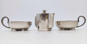 Krupp Milano - Melkkan (3) - Verzilverd, Metaal - Gio Ponti