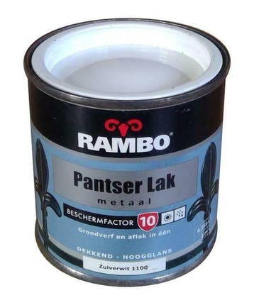 Rambo Pantserlak Zuiverwit 250 ml, Wit, Nieuw, Ophalen of Verzenden, Lak