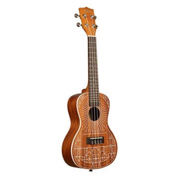 Kala Mandy Harvey Signature concert ukulele – Mahonie, wit, Ophalen of Verzenden, Nieuw