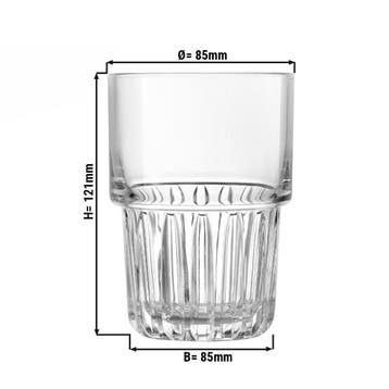 GGM Gastro | (12 stuks) longdrinkglas - EVEREST - 414 ml |, Huis en Inrichting, Keuken | Servies, Verzenden, Nieuw, Glas of Glazen