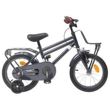 vidaXL Kinderfiets 12 Inch voor 2-4 jaar oud Donkergrijs, Verzenden, Nieuw