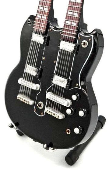 Miniatuur replica Gibson SG gitaar - Slash - Guns N Roses, Verzenden, Nieuw, Pop, Beeldje of Miniatuur