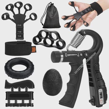 Complete Handtrainer Set: 5-60kg Verstelbare Hand Gripper, V, Verzenden, Nieuw