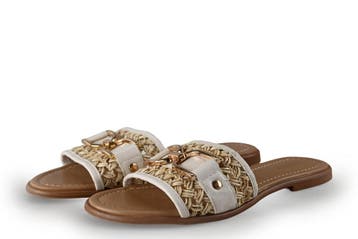 Graceland Slippers in maat 38 Beige, Slippers, Verzenden, Beige, Zo goed als nieuw