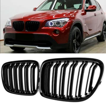 Grille glans zwart geschikt voor BMW X1 E84 | 2009-2015