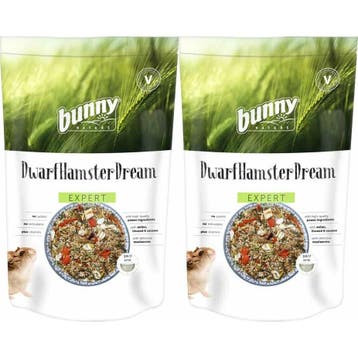 2x Bunny Nature Dwerghamsterdroom Expert 500 gr, Verzenden, Nieuw, Overige typen
