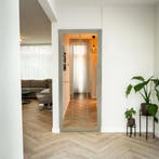 Stalen Binnendeur - Kiezelgrijs - 5 Vlaks - Helder glas, Doe-het-zelf en Verbouw, Deuren en Horren, Minder dan 80 cm, Binnendeur