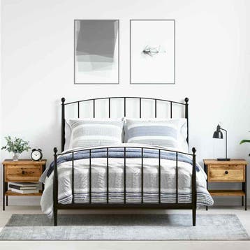 vidaXL Nachtkastje 2 st Oud hout 40 x 42 x 45 cm, Minder dan 45 cm, Verzenden, Nieuw, Minder dan 55 cm