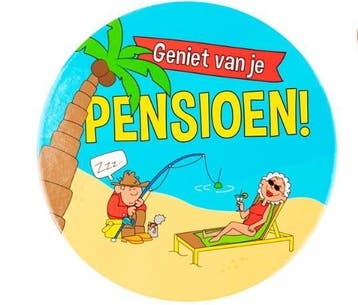 Bierviltjes geniet van je pensioen, Verzenden, Nieuw, Feestartikel, Verjaardag