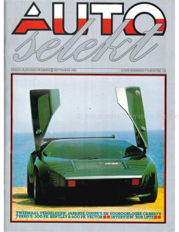 1982 AUTOSELEKT MAGAZINE 09 NEDERLANDS, Nieuw, Author