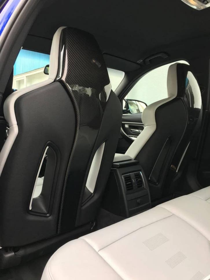 Carbon stoelcover F8x M2/M3/M4, Auto diversen, Tuning en Styling, Verzenden