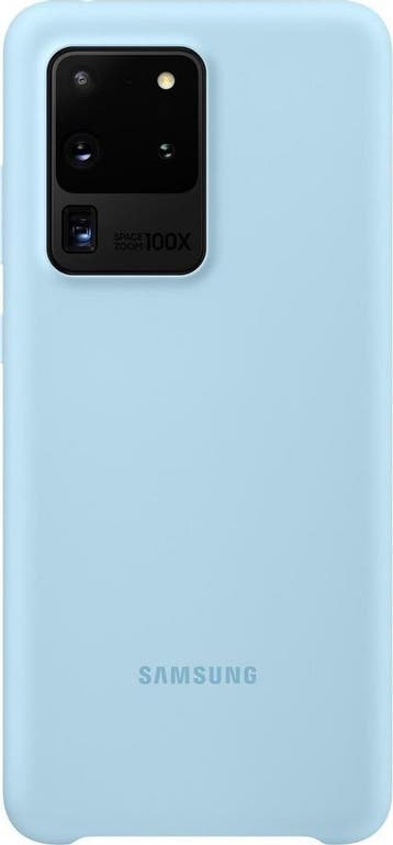 Samsung Silicone Hoesje - Samsung Galaxy S20 Ultra - Blauw, Ophalen of Verzenden, Nieuw