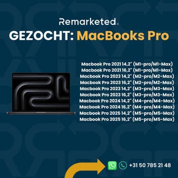 Macbook Pro gezocht, Nieuw