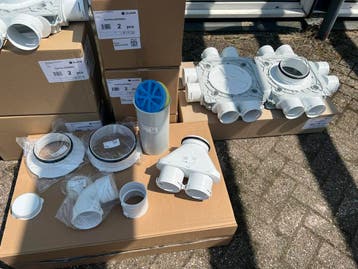 WTW 90mm Startpakket ( Ubbink Heatpex Hybalans Zehnder ), Ophalen of Verzenden, Nieuw, Ventilator en Afzuiger