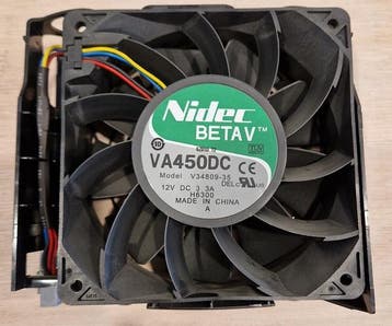 Nidec BETAV V VA450DC cooling fan, Computers en Software, Ophalen of Verzenden, Gebruikt