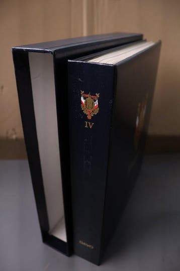 Frankrijk 1984/1993 - 1 leeg DAVO luxe voordruk album +, Gestempeld