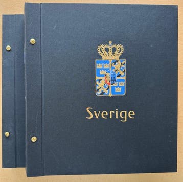 Zweden 1938/1990 - Verzameling in 2 Davo Albums, Gestempeld