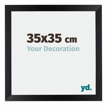 Fotolijst 35x35 cm - Zwart Mat - MDF - Mura, Verzenden, Nieuw