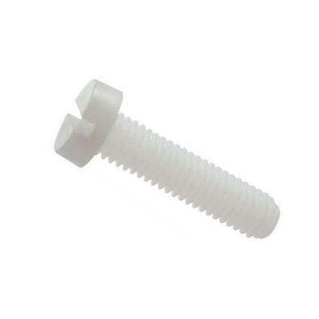 Nylon M8 bout - 8 x 25mm - Klasse 6.6 - Metrisch, Ophalen of Verzenden, Nieuw, Minder dan 50 mm, Bouten of Moeren