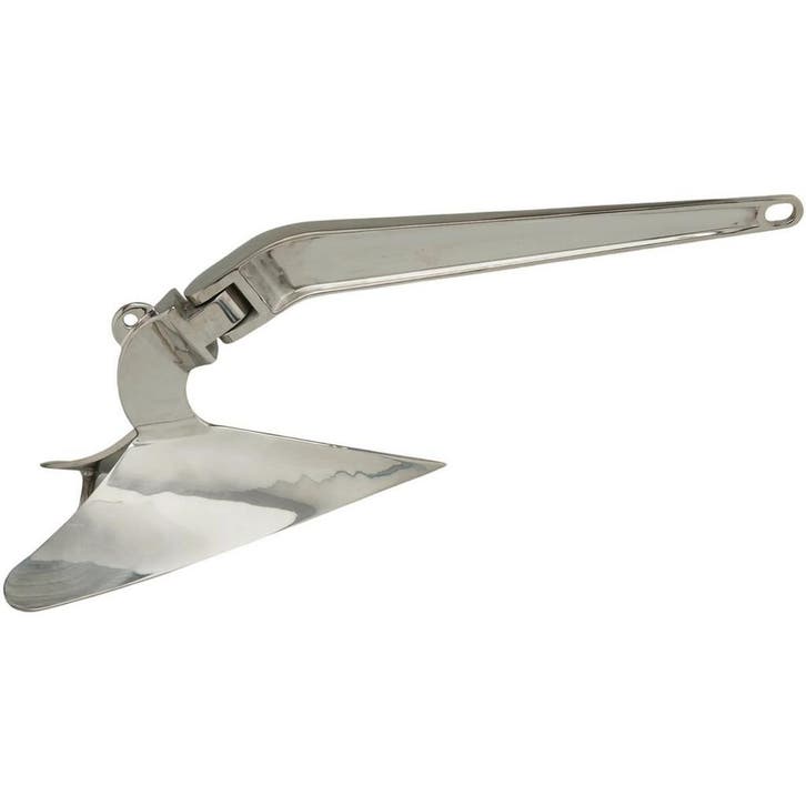 9kg Ploegschaaranker Rvs, Watersport en Boten, Bootonderdelen, Ophalen of Verzenden