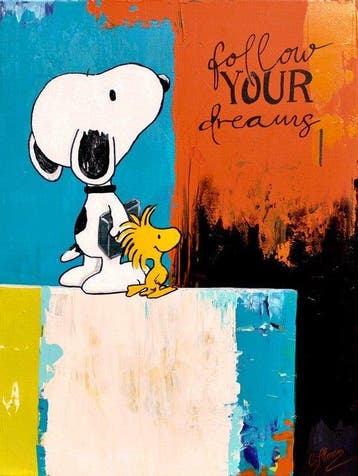 Carolina Alonso - follow YOUR dreams (Snoopy & Woodstock)