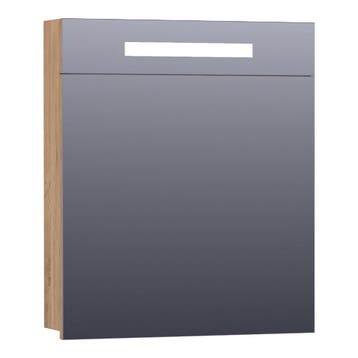 Brauer Promise Spiegelkast - 60 cm - met Directe Verlichting, Ophalen of Verzenden, Nieuw