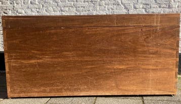 teak kist met handgrepen, 112 x 52 x 52 cm, Gebruikt, Teakhout, 100 tot 125 cm, 50 tot 75 cm
