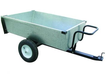 Aanhangwagen voor Zitmaaier 320 kg laadvermogen Verzinkt, Ophalen of Verzenden, Nieuw