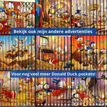 Donald Duck pockets complete rugtekeningen + losse nummers!, Complete serie of reeks, Ophalen of Verzenden, Zo goed als nieuw