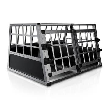 Hondentransportbox aluminium- L/X, Verzenden, Nieuw