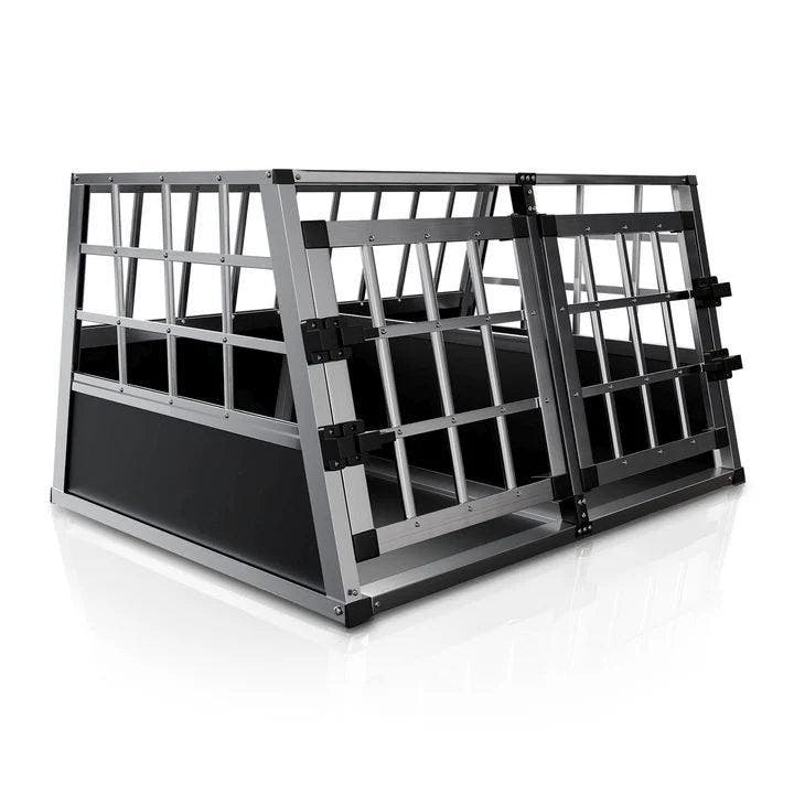 Hondentransportbox aluminium- L/X, Dieren en Toebehoren, Transportboxen, Nieuw, Verzenden