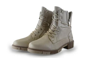 Mustang Veterboots in maat 40 Wit, Verzenden, Wit, Overige typen, Zo goed als nieuw