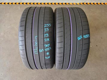 255/35/19 96Y* MICHELIN ZOMERBANDEN 5,2MM PROFIEL 2X, Gebruikt, 255 mm, Band(en), Personenwagen