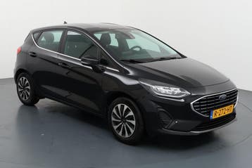 Private Lease - Ford Fiesta - 1.0 EcoBoost 100pk Titanium 5d, Gebruikt, Met garantie (alle), Handgeschakeld, Fiësta
