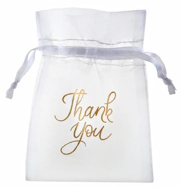 5-delige bruidsset Just Married wit met goud XL, Verzenden, Nieuw, Versiering, Geboorte of Huwelijk