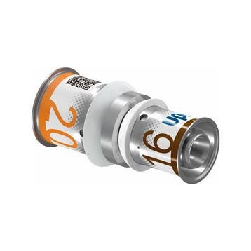 Uponor S-Press Plus perskoppeling Ø20x16 recht, Verzenden, Nieuw