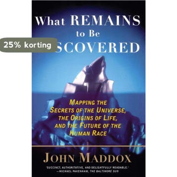 What Remains to be Discovered - John Royden Maddox, Verzenden, Gelezen, John Royden Maddox