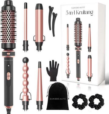 2dekans | Sansbeauté® 5-in-1 Thermal Brush – Warmteborstel, Sieraden, Tassen en Uiterlijk, Uiterlijk | Haarverzorging, Ophalen of Verzenden