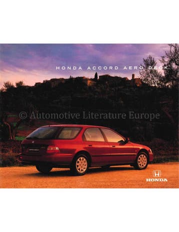 1994 HONDA ACCORD AERO DECK BROCHURE DUITS, Nieuw, Honda, Author