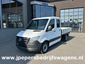 Zakelijke Lease |  Mercedes-Benz Sprinter 315 CDI L2 D.C. Op, Stof, Gebruikt, Wit, Mercedes-Benz