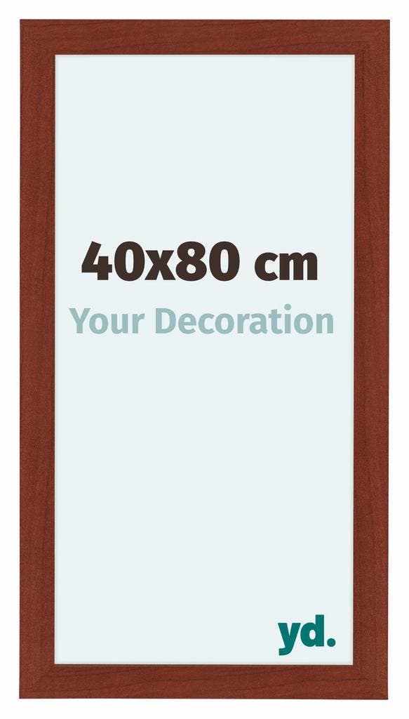 Fotolijst 40x80 cm - Kersen - MDF - Como, Huis en Inrichting, Woonaccessoires | Lijsten, Nieuw, Verzenden