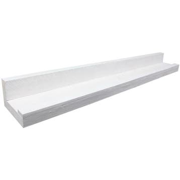 Fotoplank Steigerhout Wit - 60 cm, Nieuw