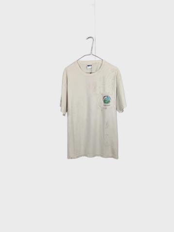 Gildan T-shirts Dames maat L Wit Vintage, Ophalen of Verzenden, Nieuw