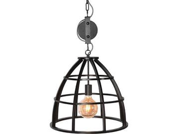 LABEL51 Hanglamp Fuse - Staal - Industrieel - 47x47x42 cm -, Verzenden, Nieuw