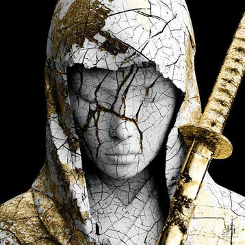 NYX - Geisha Samouraï - The Golden Fracture of Honor, Antiek en Kunst