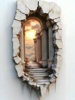 davey - Oltre il Confine – Imponente Opera Surrealista 3D